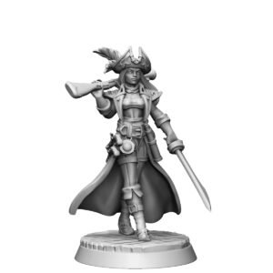 HUMANS - PIRATE FEMALE CAPTAIN