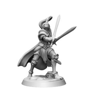 HUMANS - FEMALE KNIGHT WITH TWO SWORDS