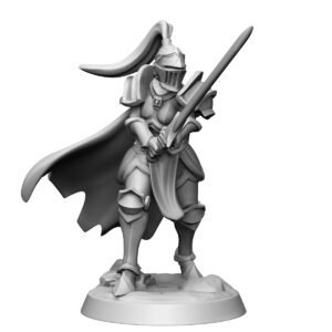 HUMANS - FEMALE KNIGHT WITH SWORD