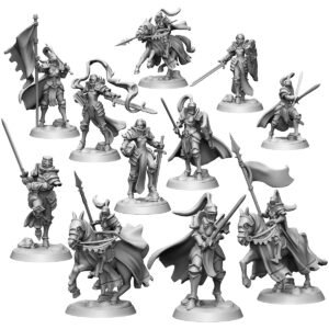 HUMANS - FEMALE KNIGHTS PACK (11U)