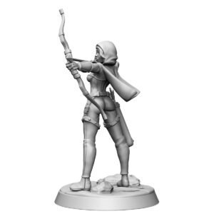 HUMANS - FEMALE RANGER WITH BOW