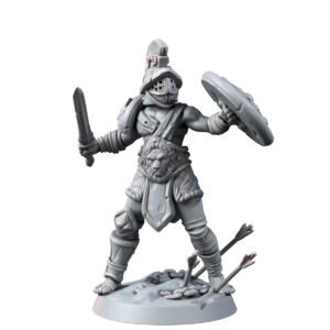 HUMANS - ARENA FIGHTER SWORDMAN WITH SHIELD