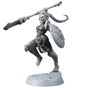 HUMANS - ARENA FIGHTER SANNA WITH SPEAR