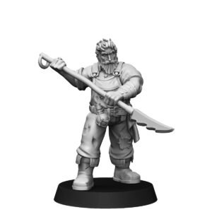 HUMANS - FISHERMAN WITH HARPOON 01