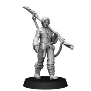 HUMANS - FISHERMAN WITH HARPOON 02