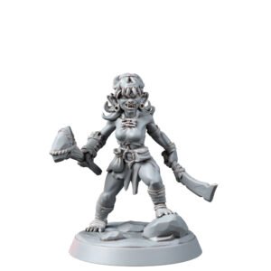 GOBLINS - FEMALE FIGHTER WITH SABRE