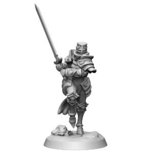 HUMANS - FEMALE KNIGHT RUNNING