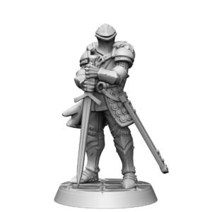 HUMANS - KNIGHT WITH SWORD 01