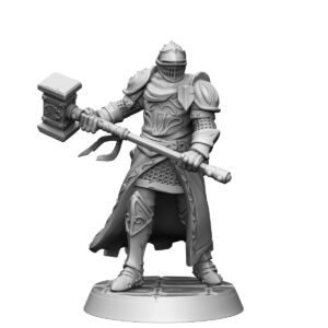 HUMANS - KNIGHT WITH BATTLEHAMMER