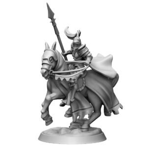 HUMANS - FEMALE MOUNTED KNIGHT 01