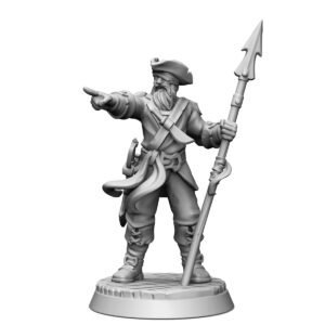 HUMANS - PIRATE FIGHTER WITH HARPOON