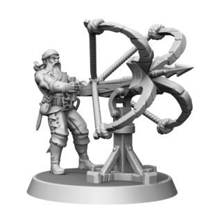 HUMANS - PIRATE FIGHTER WITH BALISTA