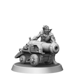 HUMANS - PIRATE FIGHTER WITH CANNON