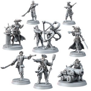 HUMANS - PIRATE CREW (8U)