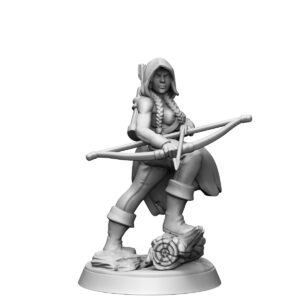 HUMANS - FEMALE SCOUT RANGER WITH BOW