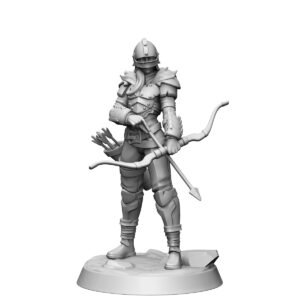 HUMANS - FEMALE MERCENARY ARCHER