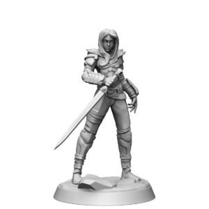 HUMANS - FEMALE MERCENARY FIGHTER