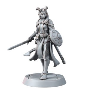 TIEFLING - FEMALE KNIGHT