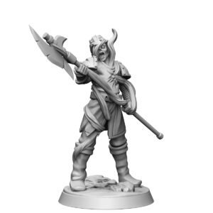 ZOMBIES - WARRIOR WITH HALBERD 02