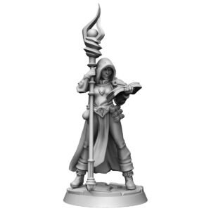 HUMANS - FEMALE NOVICE MAGE 01