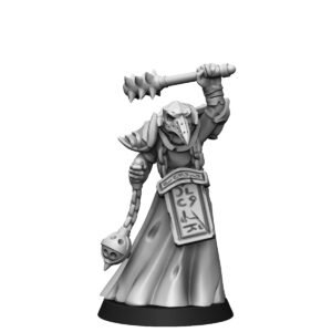 HUMANS - RAVEN CULTIST WITH CULT STONE