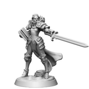 HUMANS - FEMALE KNIGHT MAGE (NO SPELL)