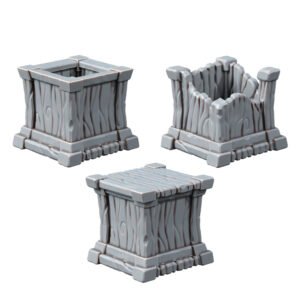 DECORATIONS - CRATES SET (3U)