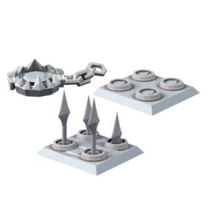 DECORATIONS - METAL TRAPS SET (3U)