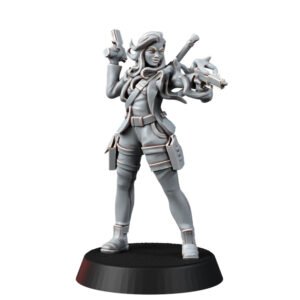 HUMANS - FEMALE MODERN MAGE (NO HOOD)