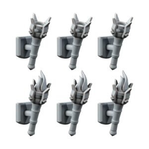 DECORATIONS - TORCH SET (6U)