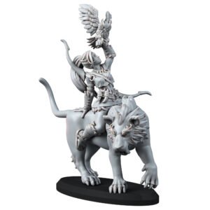 HUMANS – MOUNTED AMAZON WITH BIRD