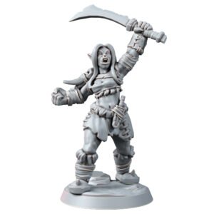 ORCS - FEMALE ORC WITH A SWORD