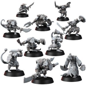 RATMEN - ASHIGARU RATS (10U)