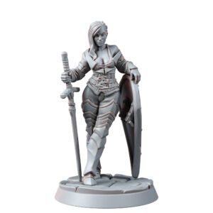 HUMANS - FEMALE PIN-UP KNIGHT