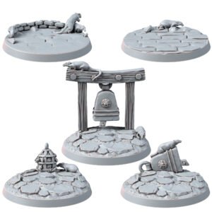 RATMEN - NEZUMI CLANS 40MM BASES (5U)