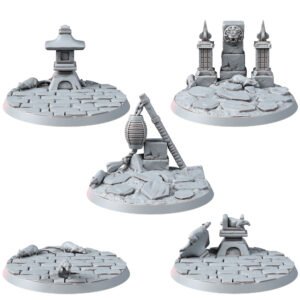 RATMEN - NEZUMI CLANS 50MM BASES (5U)