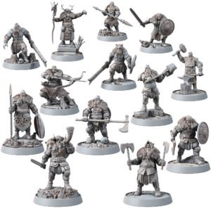 HUMANS - NORTHMEN OF THE HOWLING GLACIER (13U)