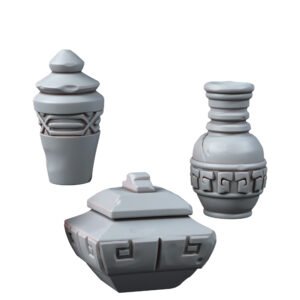 DECORATIONS - AZTEC POTS (3U)