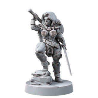 BARBARIAN - FEMALE WITH AXE