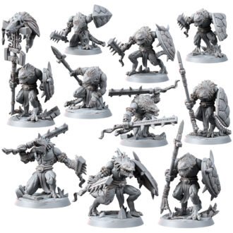 REPTILIAN - COLDBLOOD WARRIORS SQUAD (10U)