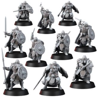 HUMANS - BURLY SAXON WARRIORS (10U)