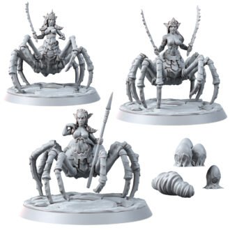 DRIDERS - SPIDER FEMALE WARRIORS (3U)