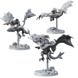 LIZARDMEN - PTERODACTYL KNIGHTS (3U)