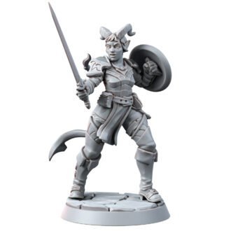 TIEFLING - FEMALE KNIGHT