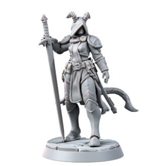 TIEFLING - FEMALE MYSTERIOUS KNIGHT