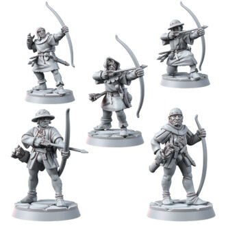 HUMANS - MERCENARY ARCHERS (5U)