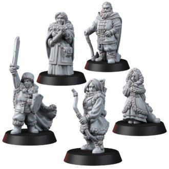 HUMANS - WINTER CHARACTERS (5U)