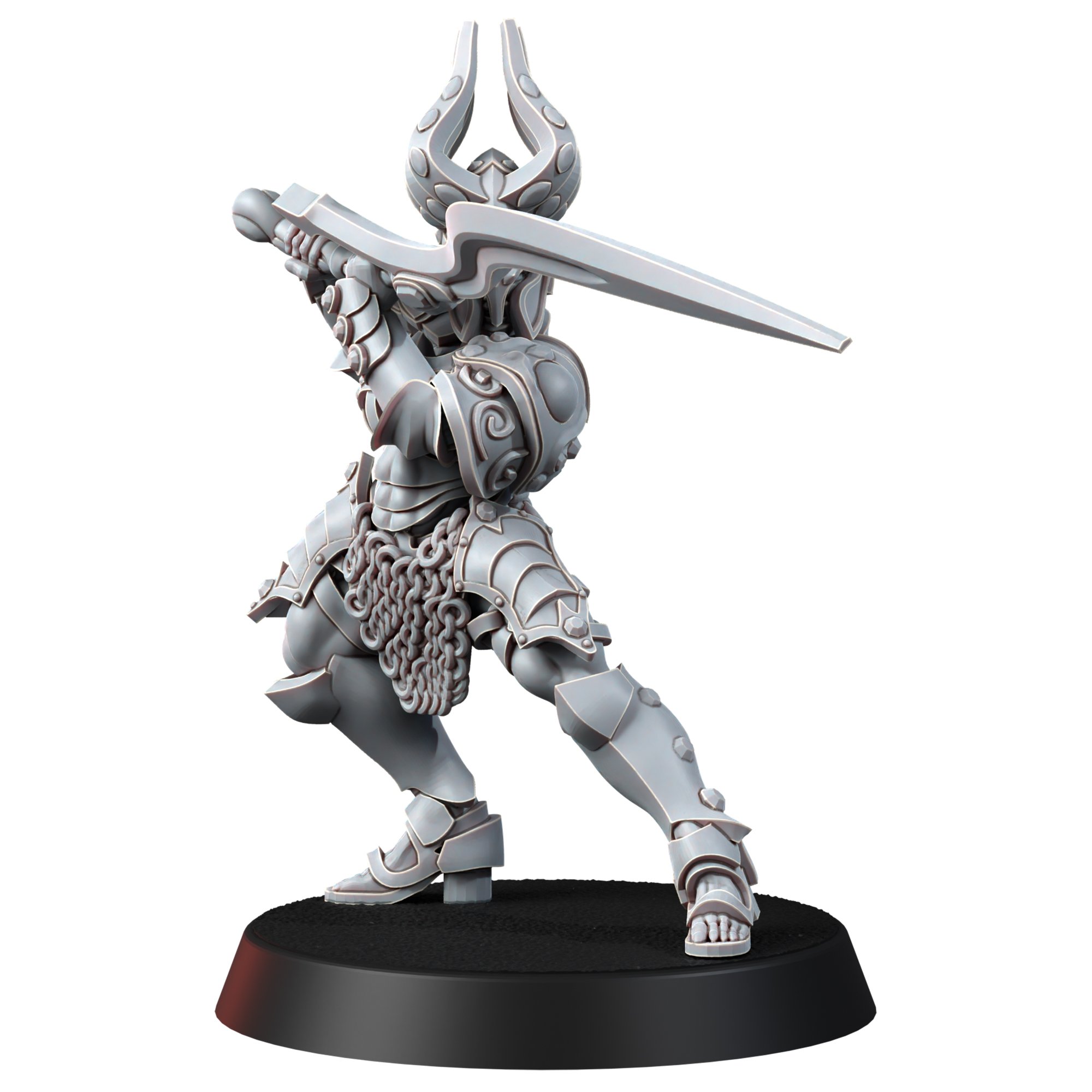 GITHYANKI - PLANAR GITH FEMALE KNIGHT WITH HELMET