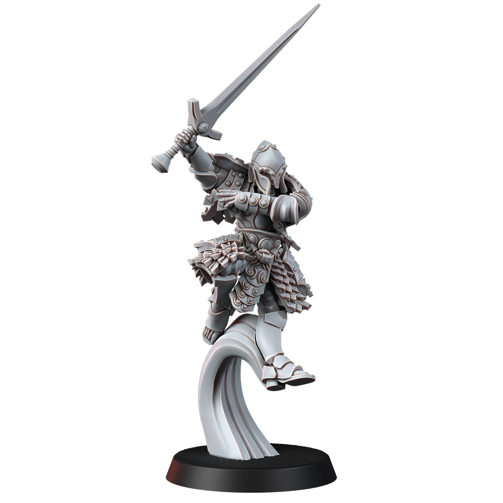 GITHYANKI - PLANAR GITH KNIGHT JUMPING WITH HELMET