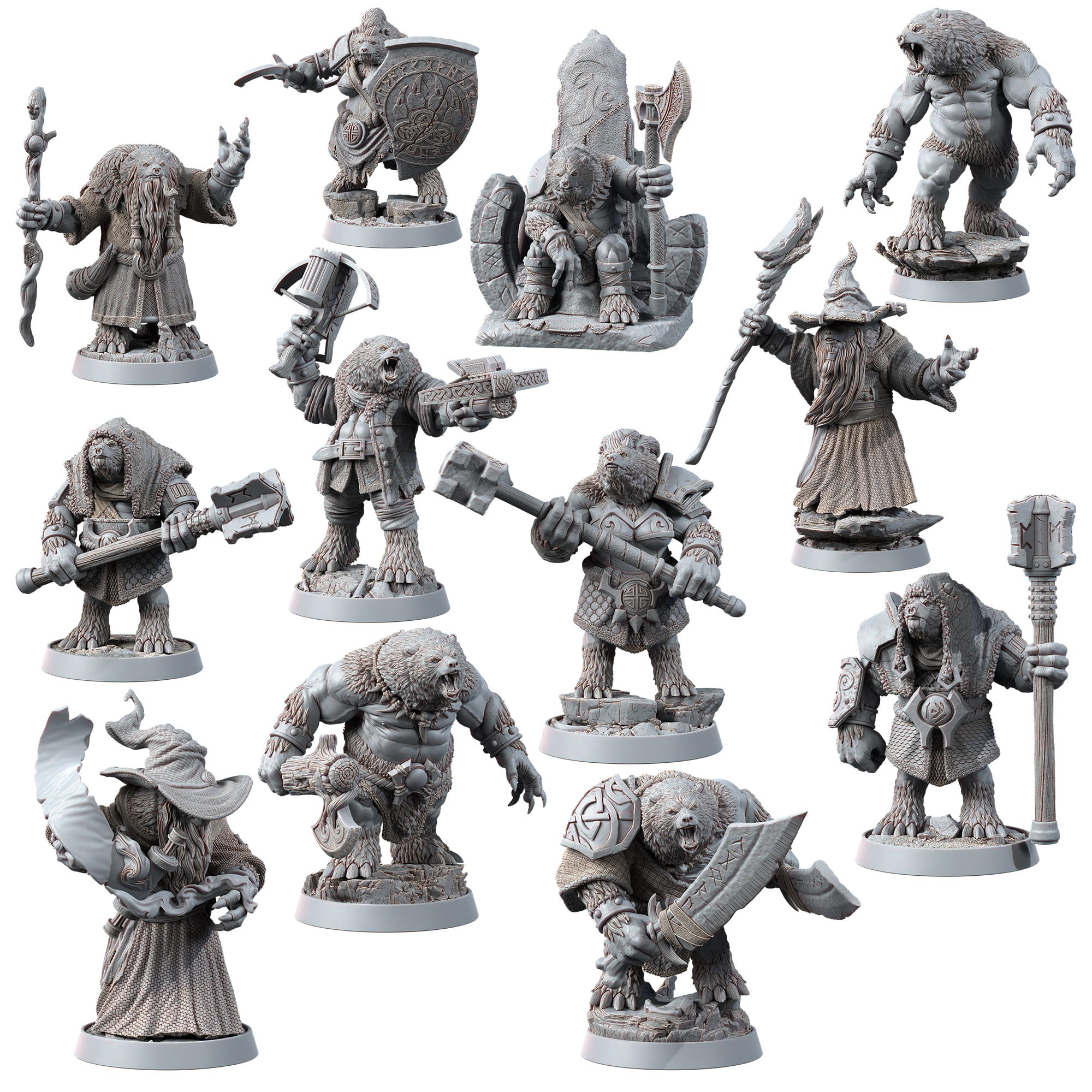 BEARNOIDS - THE WARDENS OF FURY PEAKS (12U)